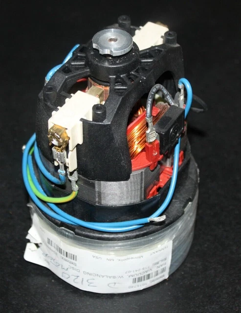 TENNANT OEM Vacuum Fan With Balancing Disk Part # 1063528 & 1015740, NEW 120V