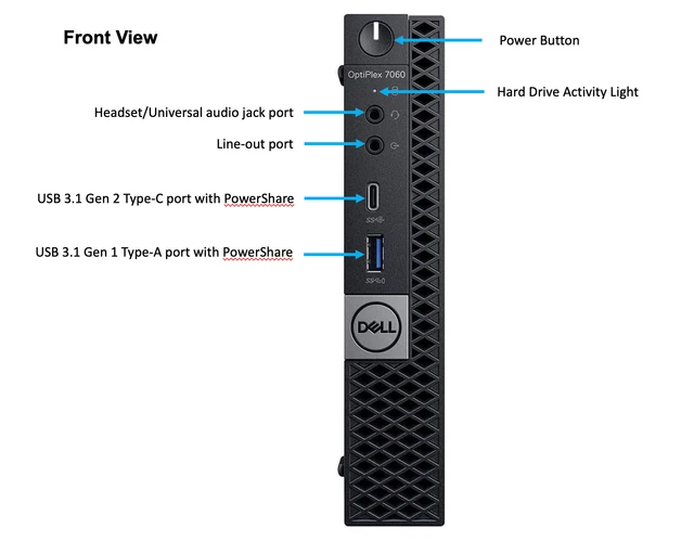 Dell Optiplex MFF 7060, i7-8700T, 16 GB DDR4 RAM, 512 GB SSD (NVMe), Win11 Pro Dell Optiplex MFF 7060, i7-8700T, 16 GB DDR4 RAM, 512 GB SSD (NVMe), Win11 Pro