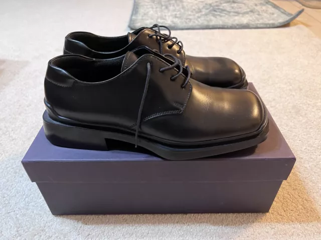 Prada Authentic Square Toe Derby Shoes It 42 3