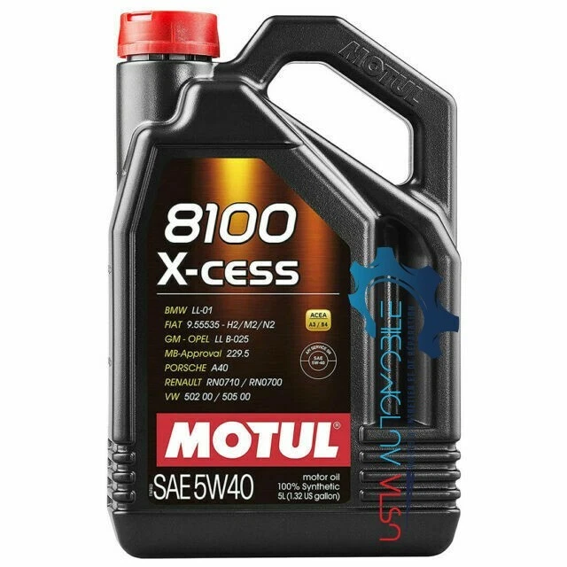 Motul 8100 X-cess 5W40 5L  ACEA A3/B4  Huile de Moteur Synthétique ( 102870 )