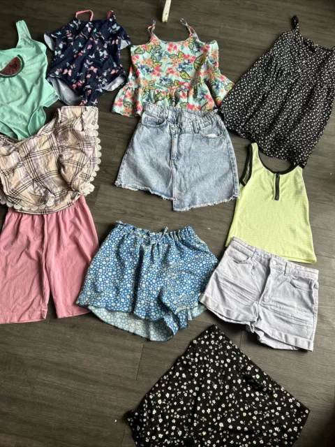Girls Summer Clothes Bundle Age 11-12 Years