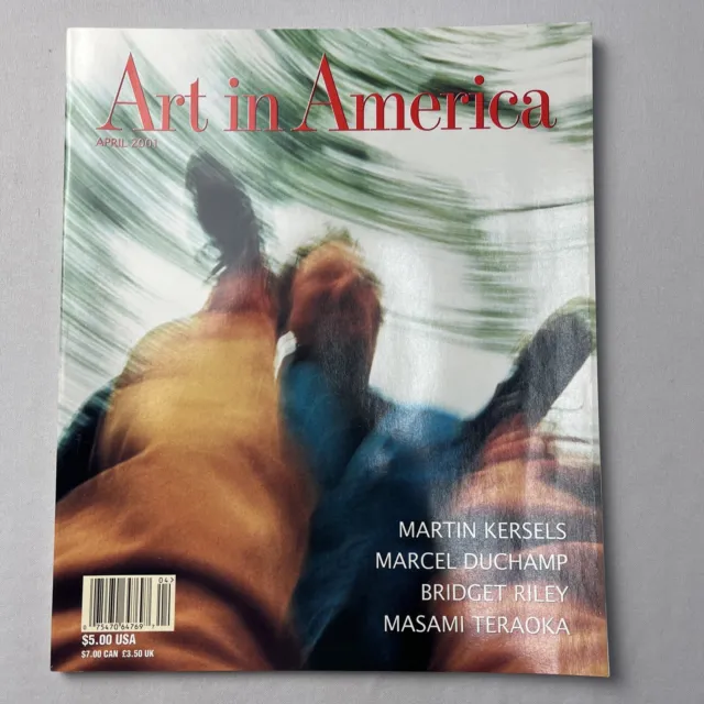 Art in America Magazine April 2001/ Martin Kersels, Bridget Riley