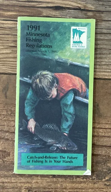 1991 ***MINNESOTA*** Fishing Permit License Regulations