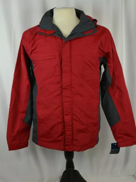 Port Authority Men's Hooded Windbreaker Jacket Size XS Nylon New Full Zip Casual