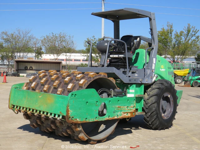 2013 Hamm 3307 P 66'' Pad Foot Single Drum Vibratory Ride On Roller