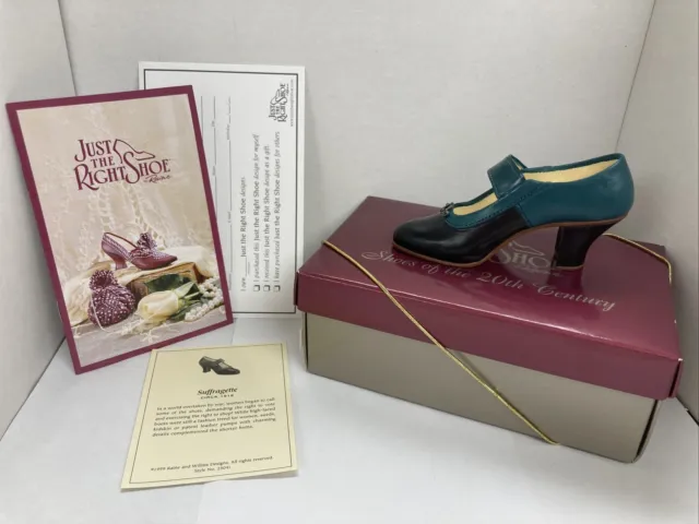 SUFFRAGETTE Just The Right Shoe by Raine Willitts 25041 1999 Circa 1918 Pumps