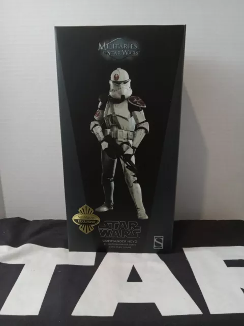 Commander Neyo 91st 12" Escala 1/6 STAR WARS SIDESHOW SIN USAR EN CAJA NUEVO Exclusivo