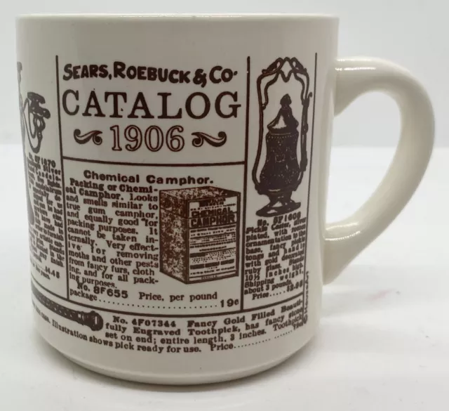Vintage Sears Roebuck & Co. Catalog 1906 Coffee Mug Cup Nostalgia Ad~Graphophone