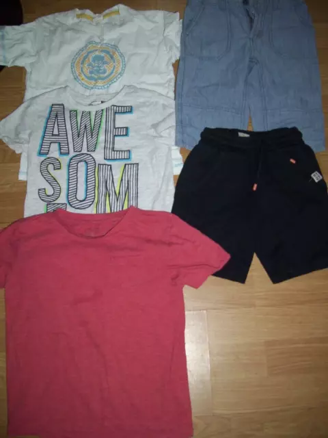 Pacchetto estivo di top e corti per ragazzo. Età 4-5 anni. Saltrock, H&M. Spedizione gratuita!