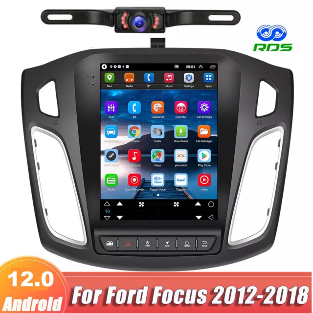 For 2012-2018 Ford Focus GPS Navi Android 12 Car Stereo Radio 9.7" Touch Screen