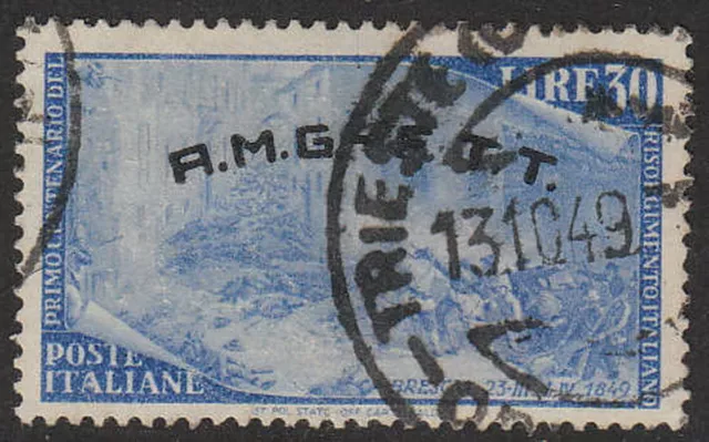 Stamp Italy Trieste SC 027 Allied Military Government Free Territory AMGFTT Used