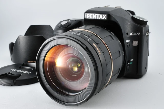 【Exc+++】Pentax K200D Digital Camera tamron 18-300mm f3.5-6.3 w/Flash AF-330FTZ