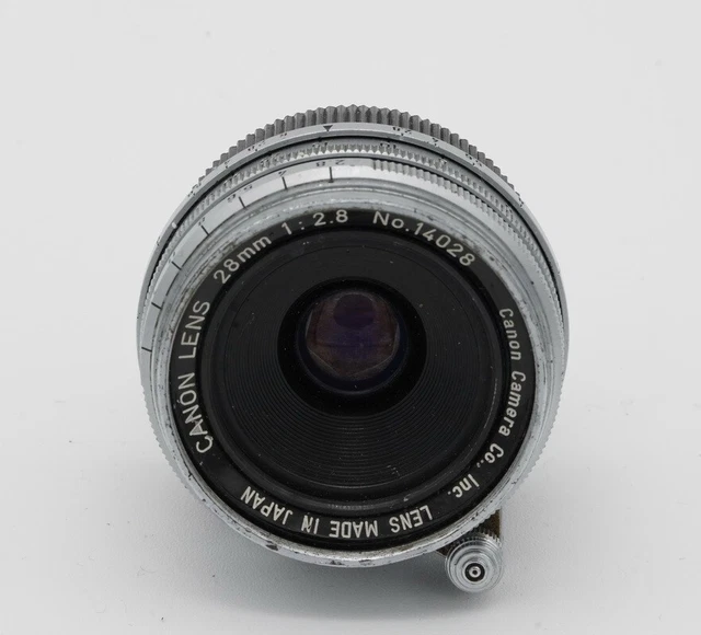 Canon 28mm f/2.8 L39 LTM Leica screw Mount Wide angle