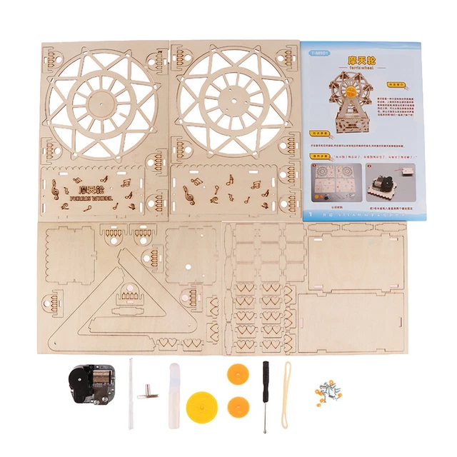 Mini ferris wheel DIY Science Experiment Kit Educational children Toys model#w#