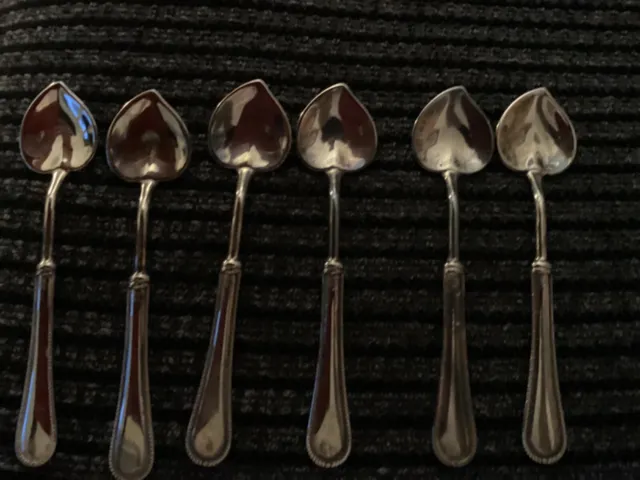 Vintage Collectable Silver Plate Tea Spoons X 6