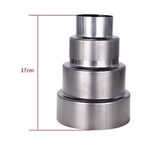 Acier Inoxydable Conduit Doublure Réducteur Tuyau Connecteur Chimney-Adaptor Gaz