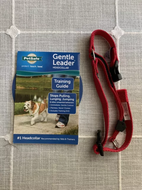 PetSafe Gentle Leader Head Collar - Red, S - w/DVD