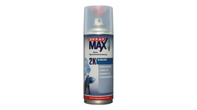 SprayMax 2K laca transparente spray mate 400 ml pintura de coche pulverizador grado de brillo mate