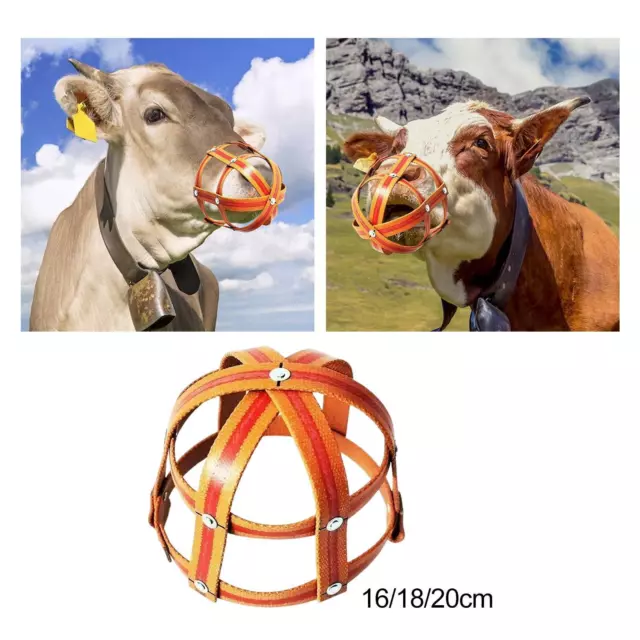 Nylon horse muzzle, riding gear for , donkey, farm animals