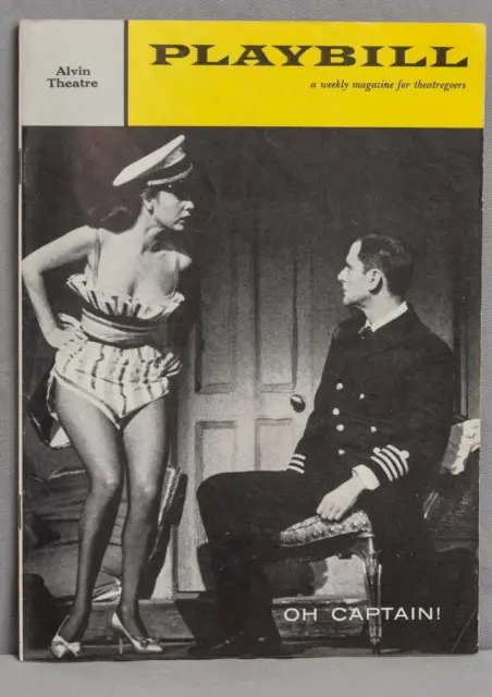 Vintage Playbill Oh Captain Alvin Theater April 7 1958 Drt
