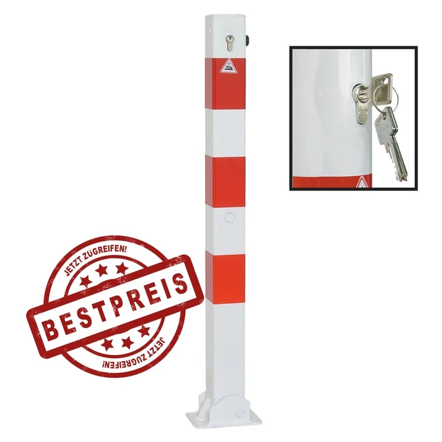 Absperrpfosten 'Bollard' 70 X 70 Mm, Umlegbar Mit Hebe- Und Kippmechanik Kaufen | STEIN HGS