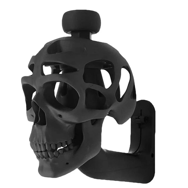 Support Mural Casque Tête De Mort YUYDZJHI - Pour Moto, Vélo, Rugby - Déco