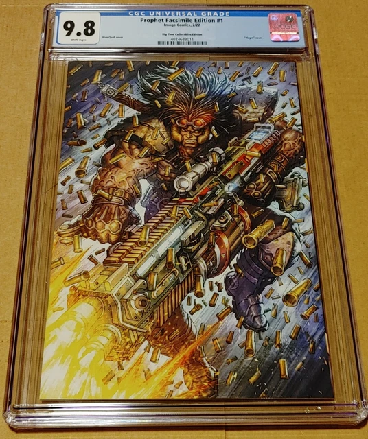 PROPHET #1 CGC 9.8 ALAN QUAH Exclusive Raining Bullets Virgin Variant BTC Comics