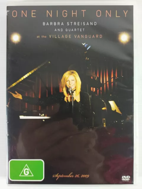 One Night Only Barbara Streisand and Quartet at the Village Vanguard Region 0 EX