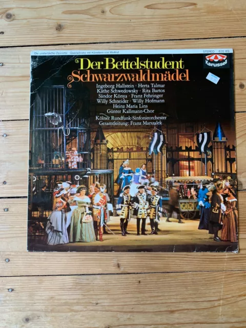 LP "Der Bettelstudent/Schwarzwaldmädel-Querschnitte" Franz Marszalek