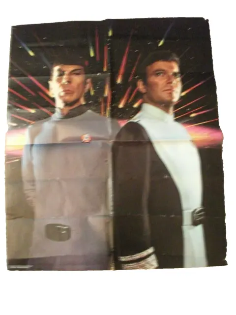 Star Trek Crest promo poster 1979 Kirk Spock Leonard Nimoy William Shatner rare