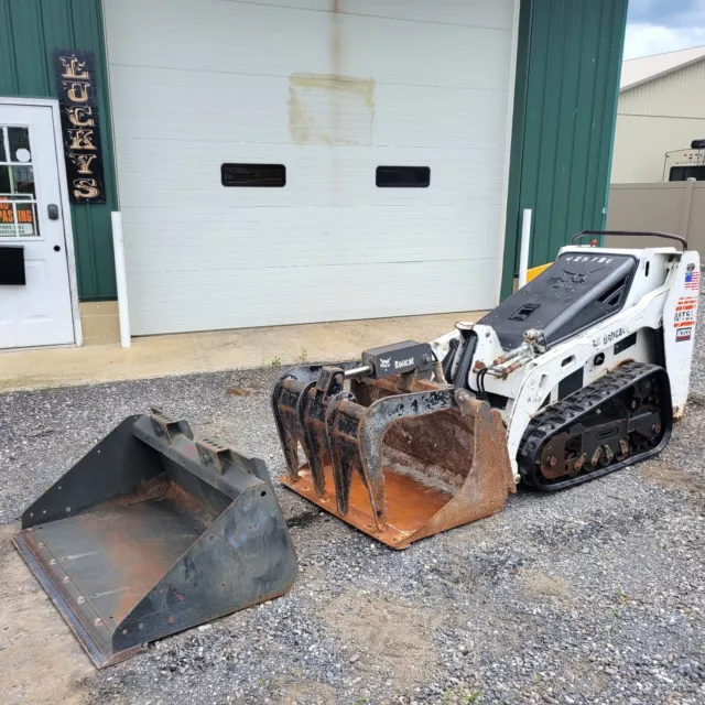 Bobcat MT52 Track Skid Steer Loader 36" Bucket & Grapple JUST SERVICED NO ISSUES