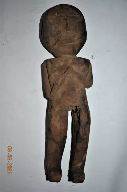 orig $499 NEPAL SHAMAN FIGURE, EARLY 1900S 12" PROV