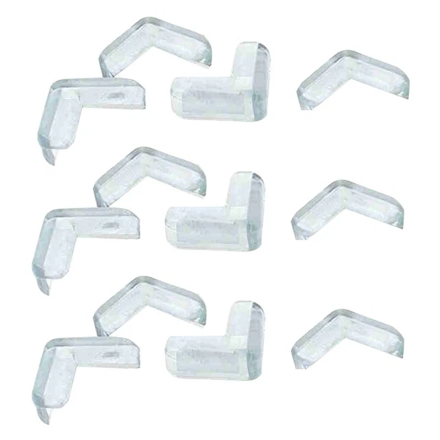 12 Stück Klar Weichplastik Tisch Schreibtisch Eckenschutz ProtectX4K2