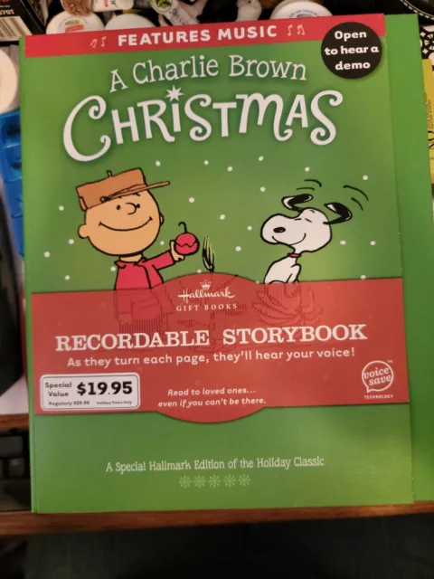 Hallmark "A CHARLIE BROWN CHRISTMAS" Recordable Storybook