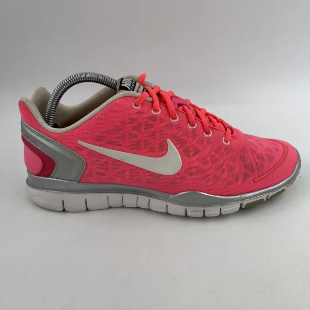 Nike Womens Free Fit 2 Training Shoes Pink 487789-601 Low Top Sneakers - Size 10