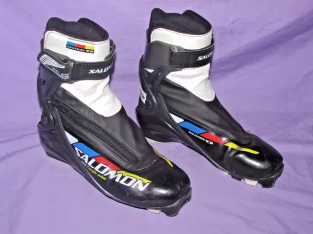 SALOMON PRO COMBI Pilot SNS jr kids Nordic cross country xc boots sz 37 $86.00 - PicClick