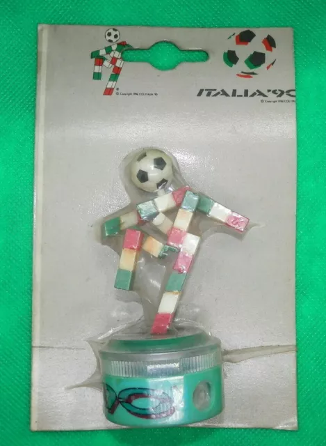 Temperino temperamatite ufficiale Italia 90 nuovo Azzurro Mondadori MASCOTTE