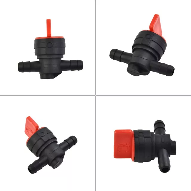 Universal 8mm Plastic Petcock/Fuel Tap For 1/4 ID Pipe Motorcycle Lawnmower AU 3