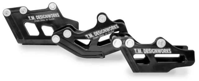 TM Design Works RCG-CR2-BK Factory Edition 1 Rear Chain Guide Black