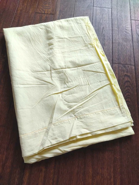 ANCIEN DRAP EN lin avec couture au milieu 274 x 110 cm EUR 20,00 - FR