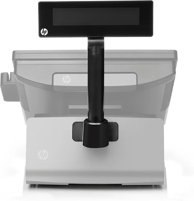 [NIB] HP Retail RP7 VFD Customer Pole Display QZ701AA 2x20 683310-002, Black