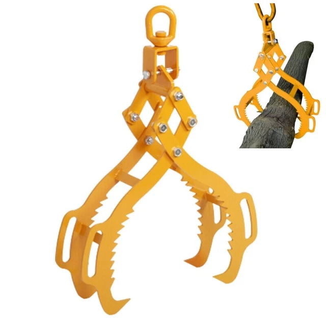 Pinza Per Tronchi XPOtool Pinza Forestale Per Legna - Fino A 1000kg E 508mm Pinza Legna Apertura 508 Mm