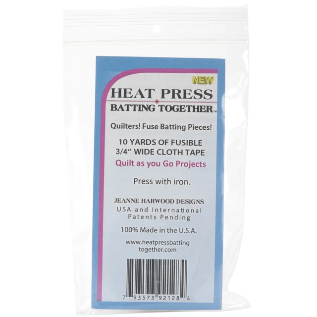 Prensa de calor batiendo juntos blanco-,75"X10yd - HP3/4
