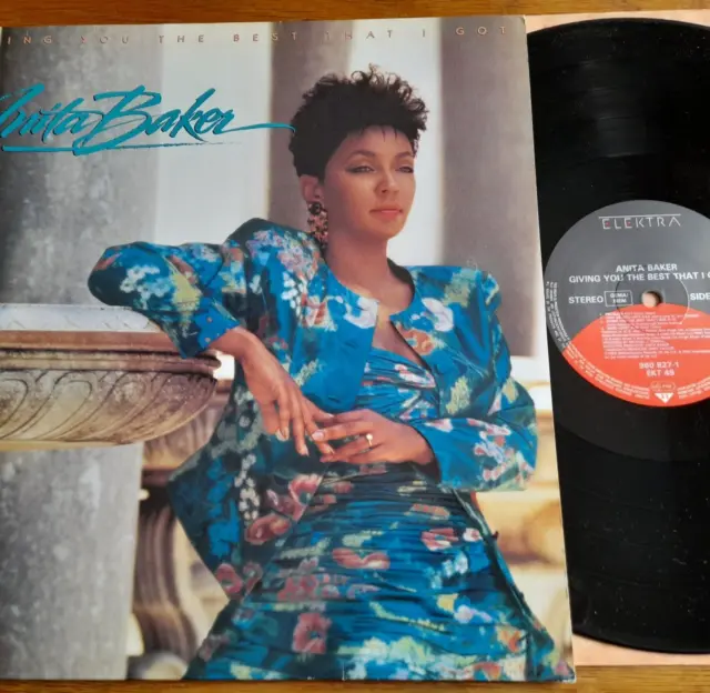 Soul LP   -   Anita Baker  *  Giving You The Best That I Got  *  ELEKTRA W/INNER