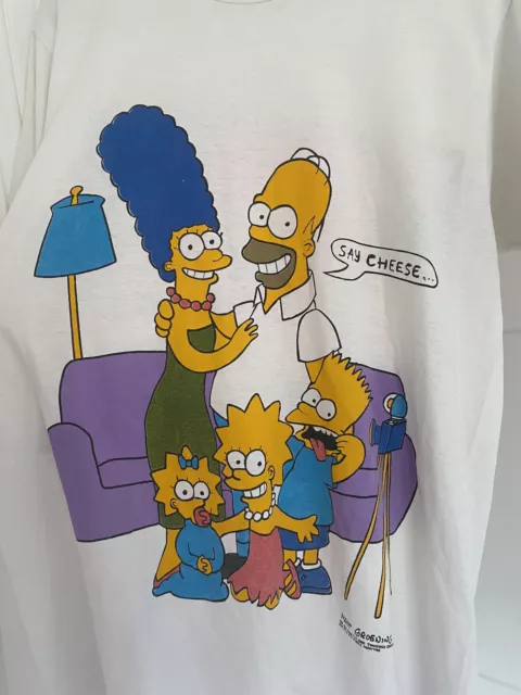 Vintage Screen Stars Double Sides Simpsons Graphic tshirt