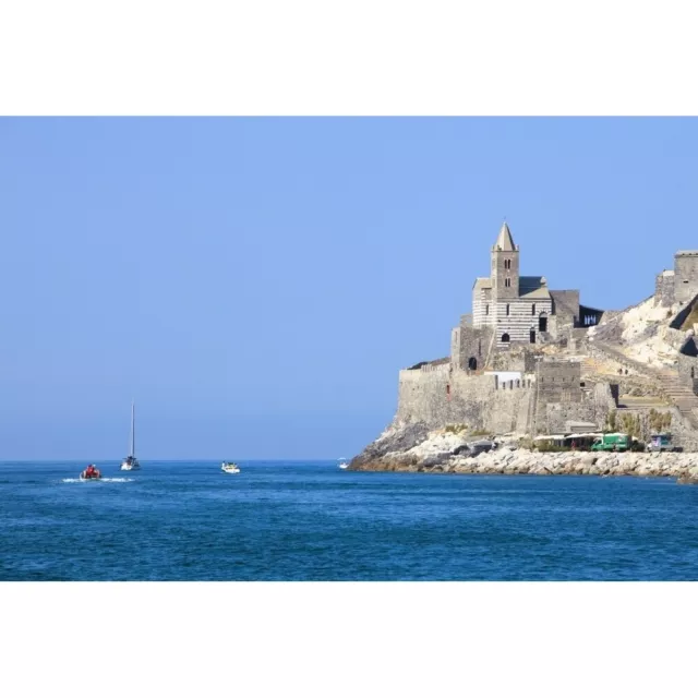 Italy  Liguria  La Spezia  Golfo Dei Poeti  Portovenere  San Pietro Church.