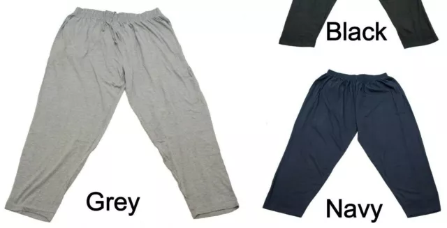 BIG TALL Greystone Men Jersey Knit Elastic Casual Lounge Pajama Pants 2X to 10X 3