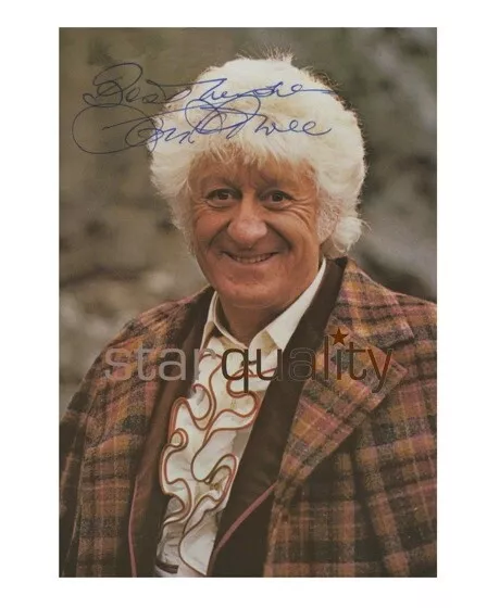 Jon Pertwee Doctor Who 10x8 Signed Photograph Pre-Print