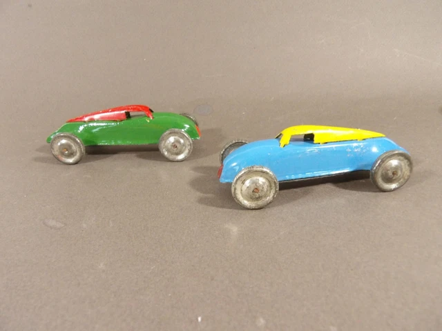 JOUET MECANIQUE ANCIEN tole RENAULT 4 CV POLICE 18 cm CIJ france années