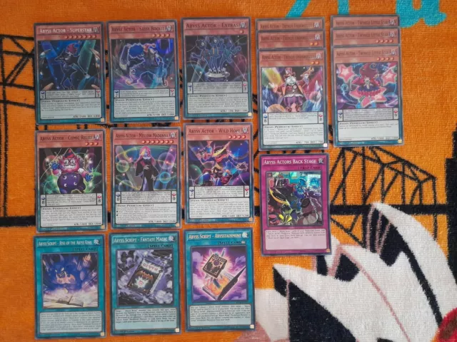 Yu-Gi-Oh! Abyss Actor Deck Core BONUS 5 CARDS